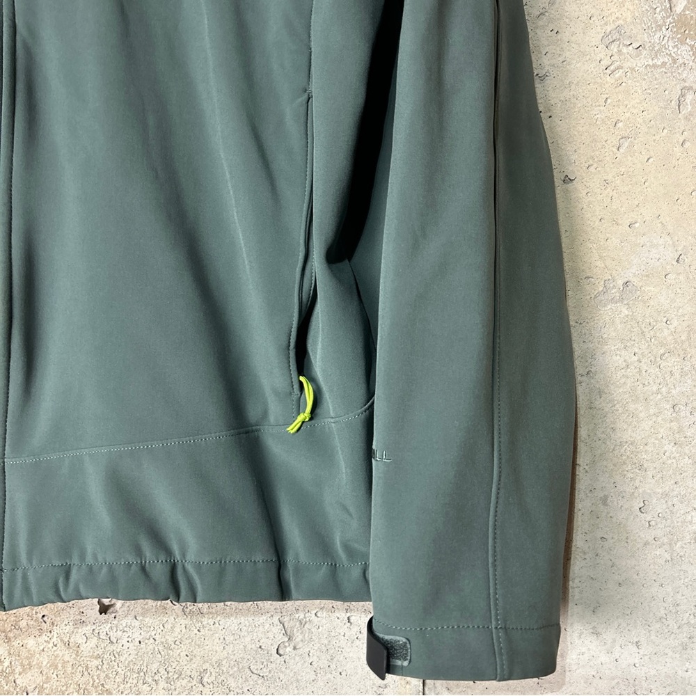 The north face Apex bionic soft shell, zip up jacket, blue green gray xl - Picture 3 of 6